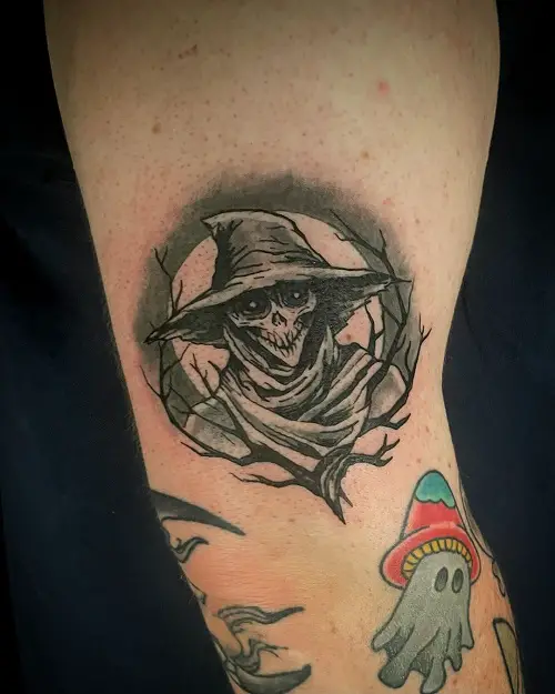 Tattoo Halloween Scarecrow