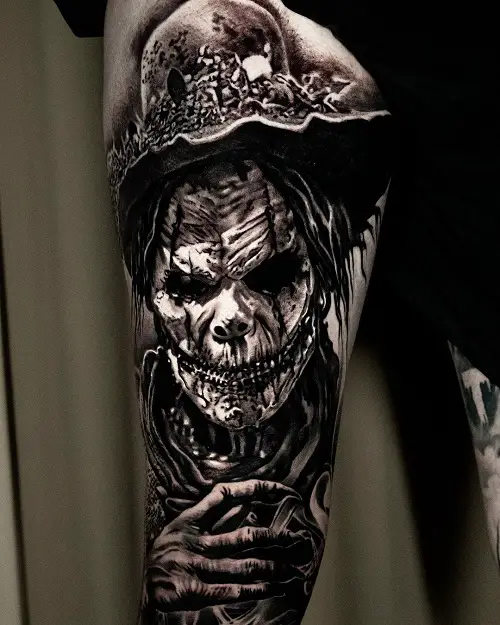 Eerie Scarecrow Tattoo