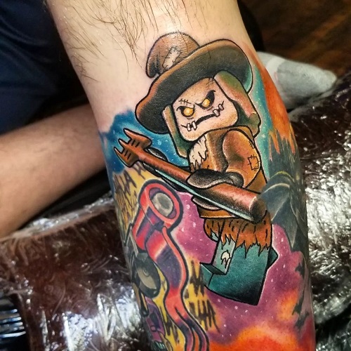 Lego Scarecrow tattoo ideas