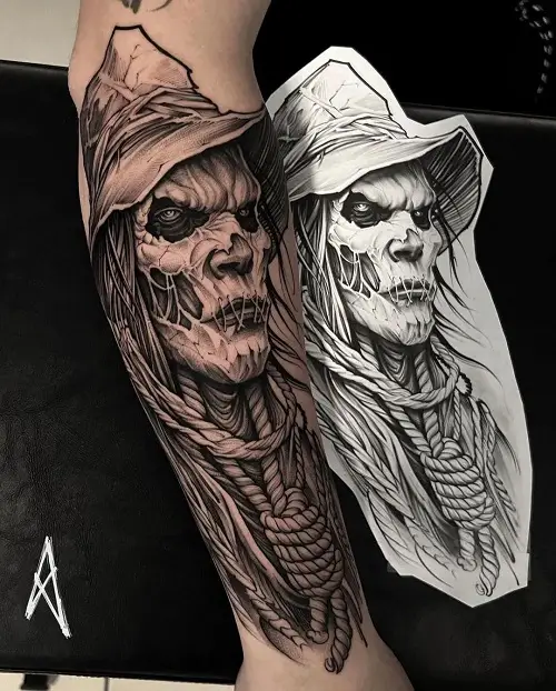 Rotting Scarecrow tattoo ideas