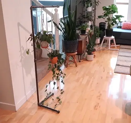 DIY Hanging Plant Stand A Simple Pipe Stand