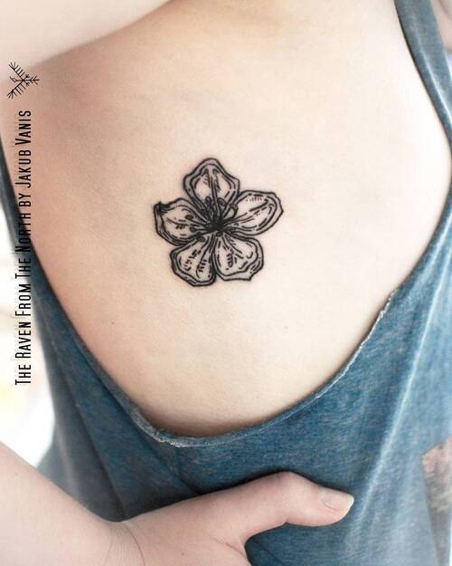 Little Apple Blossom Flower tattoo designs