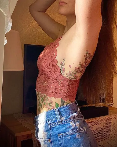 Full Body Tattoo Cherry Blossom Tree tattoo 10