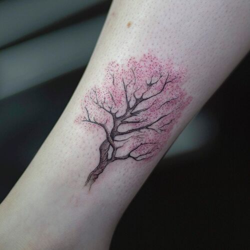 Small Tree on Forearm tattoo 20