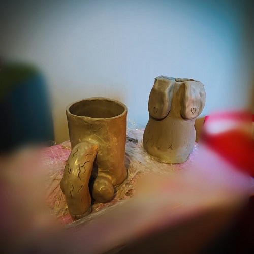 Boob and Penis Pot Combo