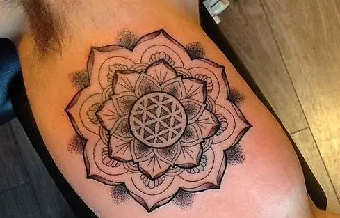 Mandala Flower of Life Tattoo Designs idea