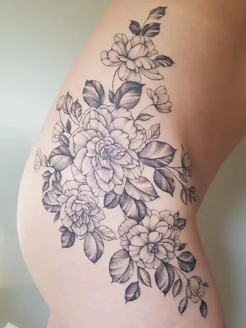 begonia tattoo ideas 8