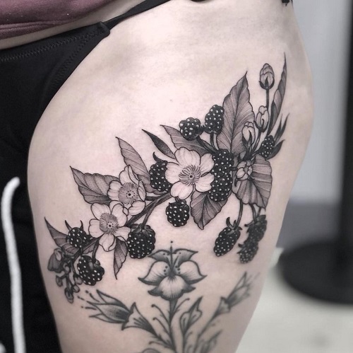 blackberry tattoo ideas 7