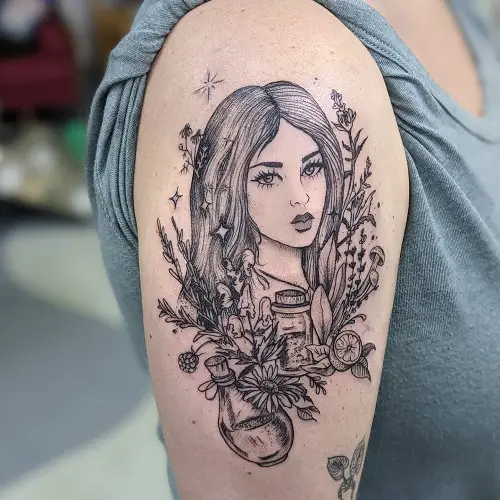 herb tattoos 3