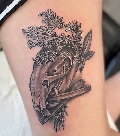 herb tattoos 8