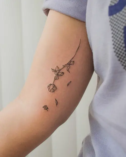 Rose Petals Tattoo ideas