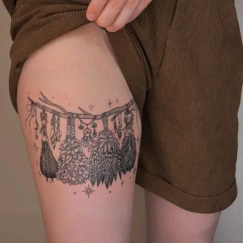 herb tattoos 10