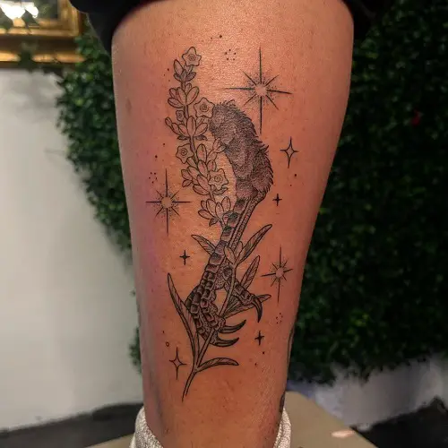 herb tattoo design 5
