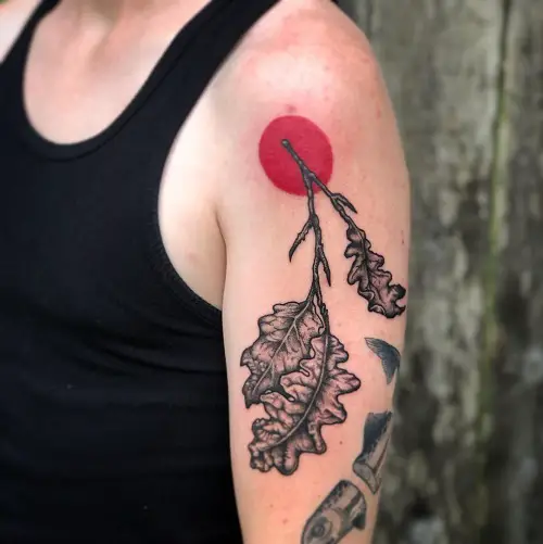 Oak Leaf tattoo ideas 2