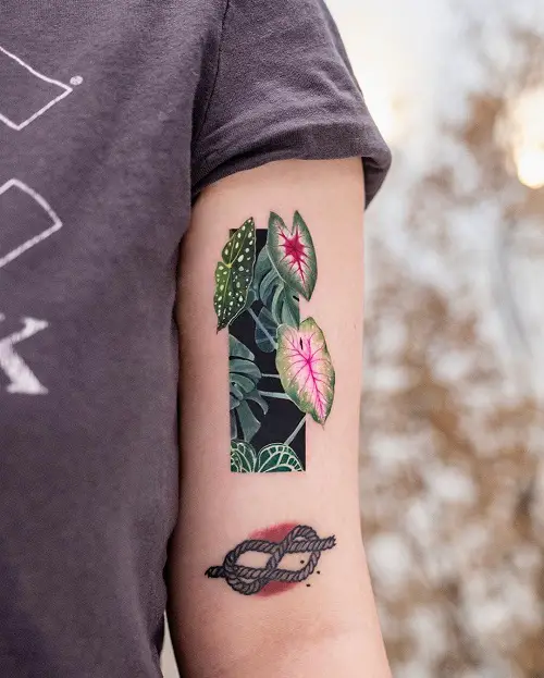 begonia tattoo ideas 4