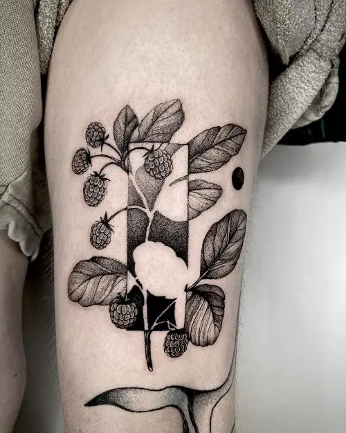 raspberry tattoo 10