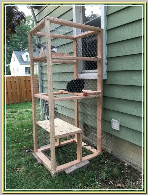 DIY Catio ideas in garden 