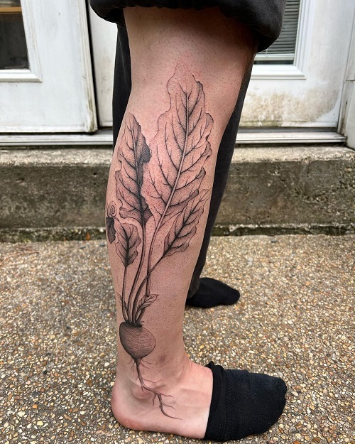 Beetroot on the Leg