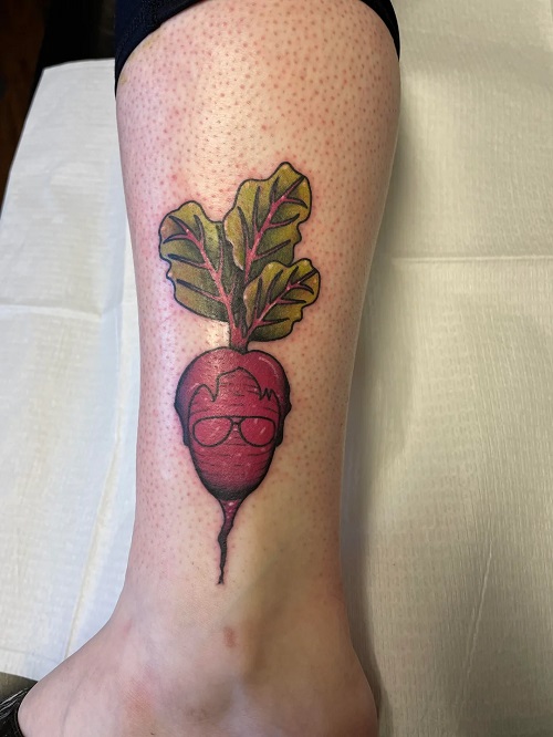 Dwight Beet Tattoo