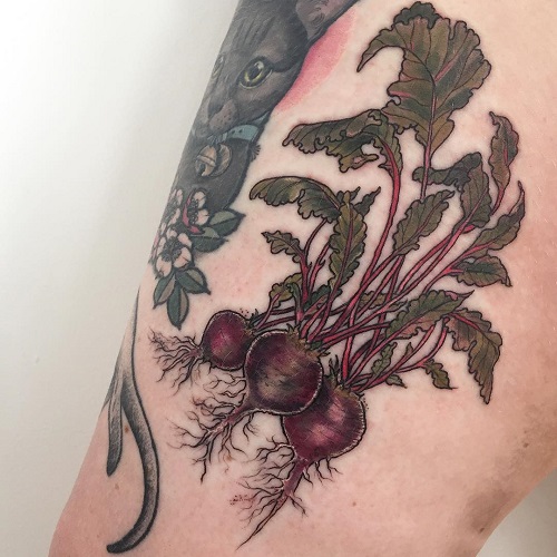 Tiny Beets Tattoo
