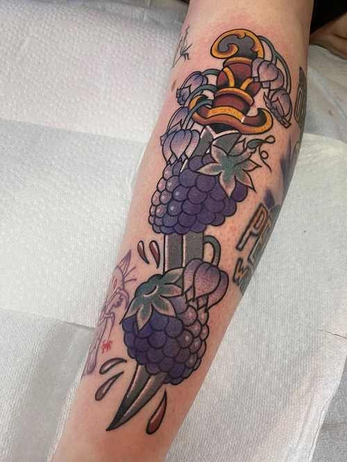 blackberry tattoo designs 5