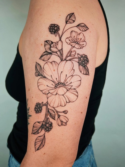 blackberry tattoo ideas 4
