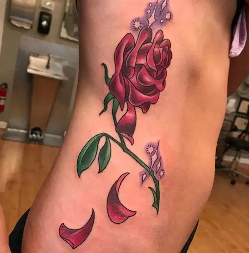 rose petals design