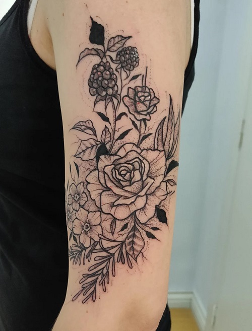 blackberry tattoo 8