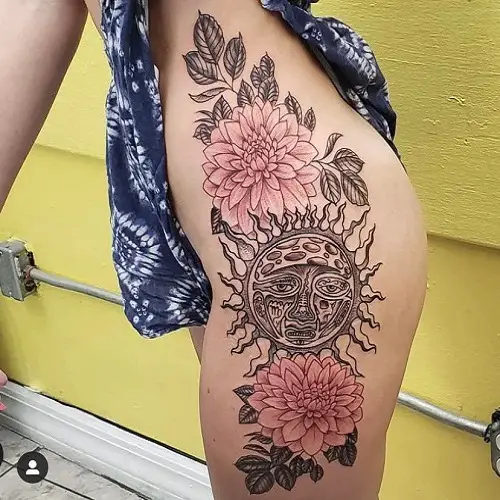 begonia tattoo ideas 7
