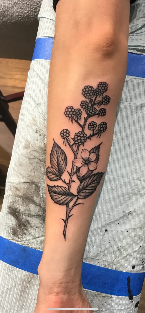 blackberry tattoo designs 7