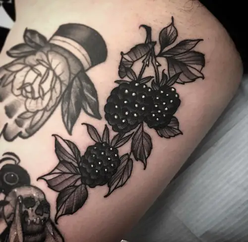 raspberry tattoo 2