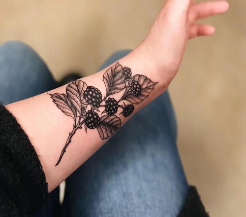 blackberry tattoo