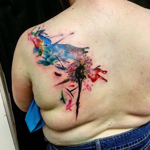 Dandelion Tattoo ideas 30
