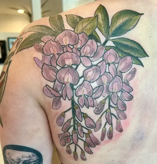 wisteria tattoo ideas 19