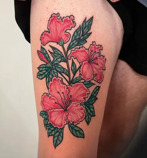 azalea tattoo ideas 4