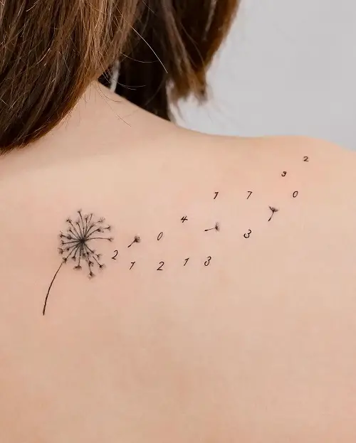 Dandelion Tattoo ideas 16