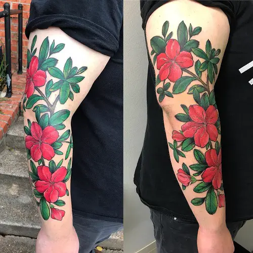 Azalea tattoo ideas 10
