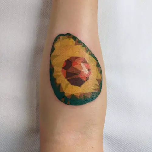avocado tattoo ideas 7
