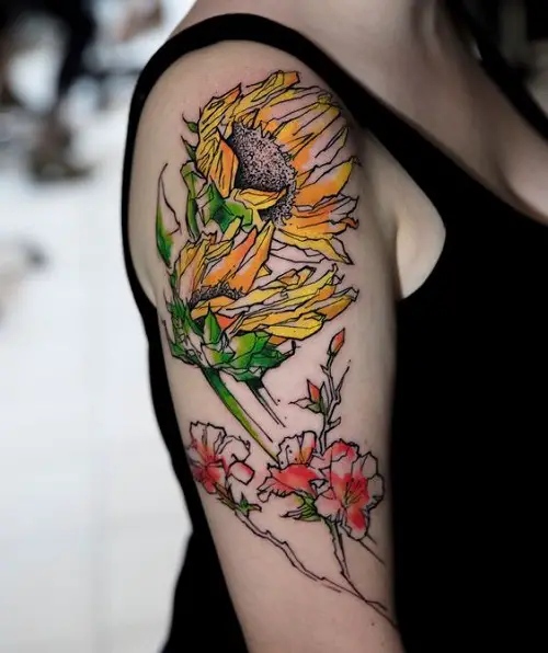 azalea tattoo designs 5