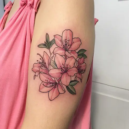 azalea tattoo ideas 9