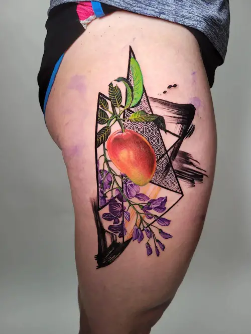 wisteria tattoo ideas 7