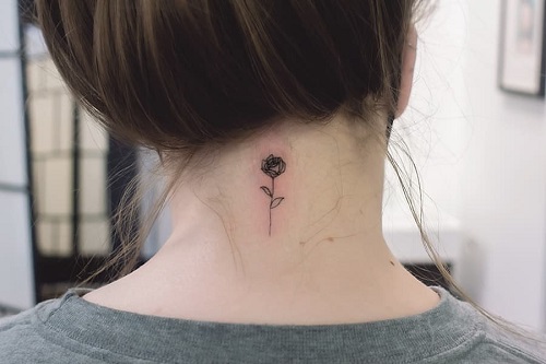 trending black rose tattoos 5