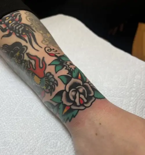 best black rose tattoo ideas 4