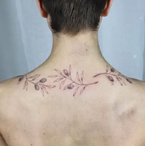 latest olive branch tattoo designs 6