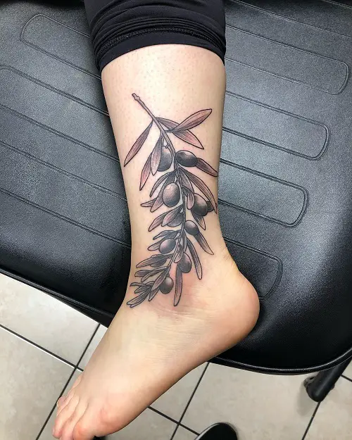 latest olive tattoo designs 3