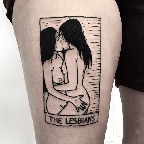 popular lesbian tattoo designs 4